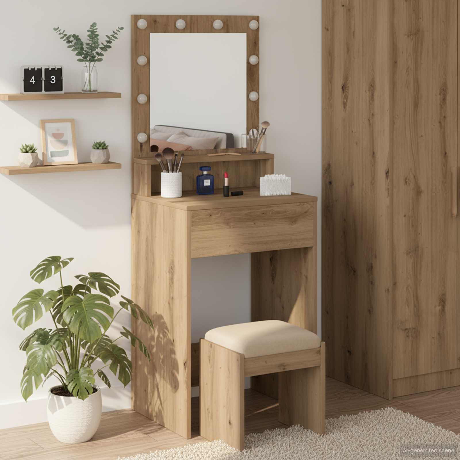 Τραπέζι περιποίησης Artisan Oak 50 x 41 x 135 εκ