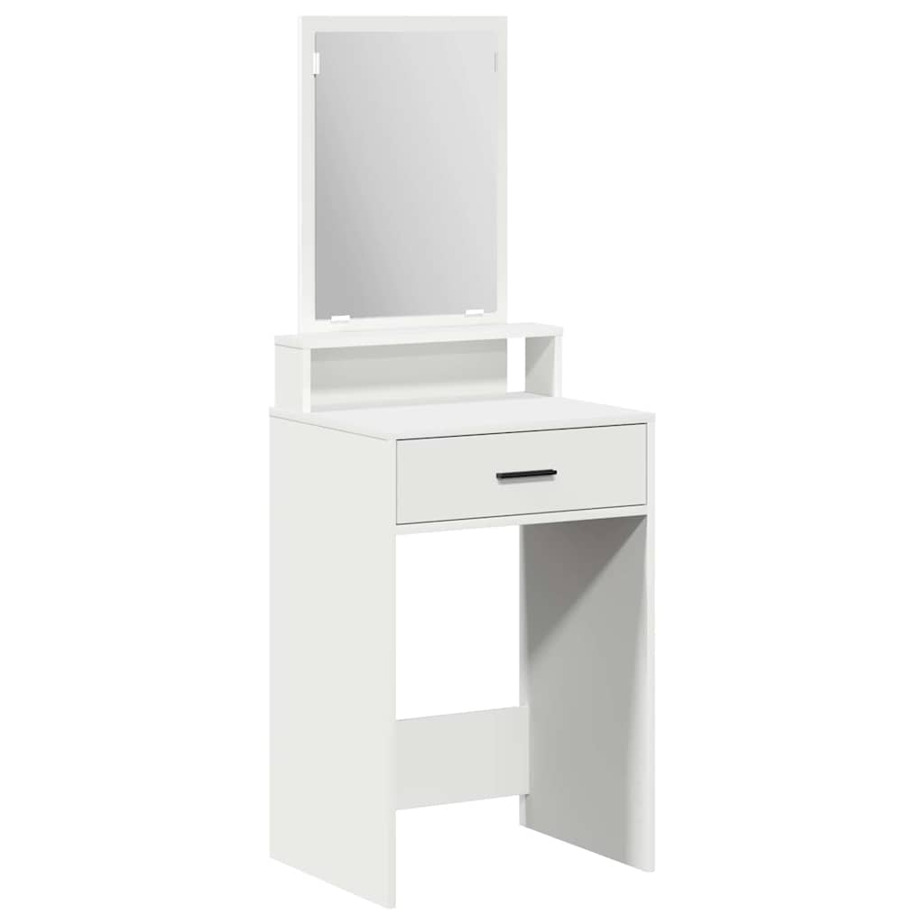 Τραπέζι περιποίησης Λευκό 50 x 41 x 140 εκ. Επεξεργασμένο Ξύλο