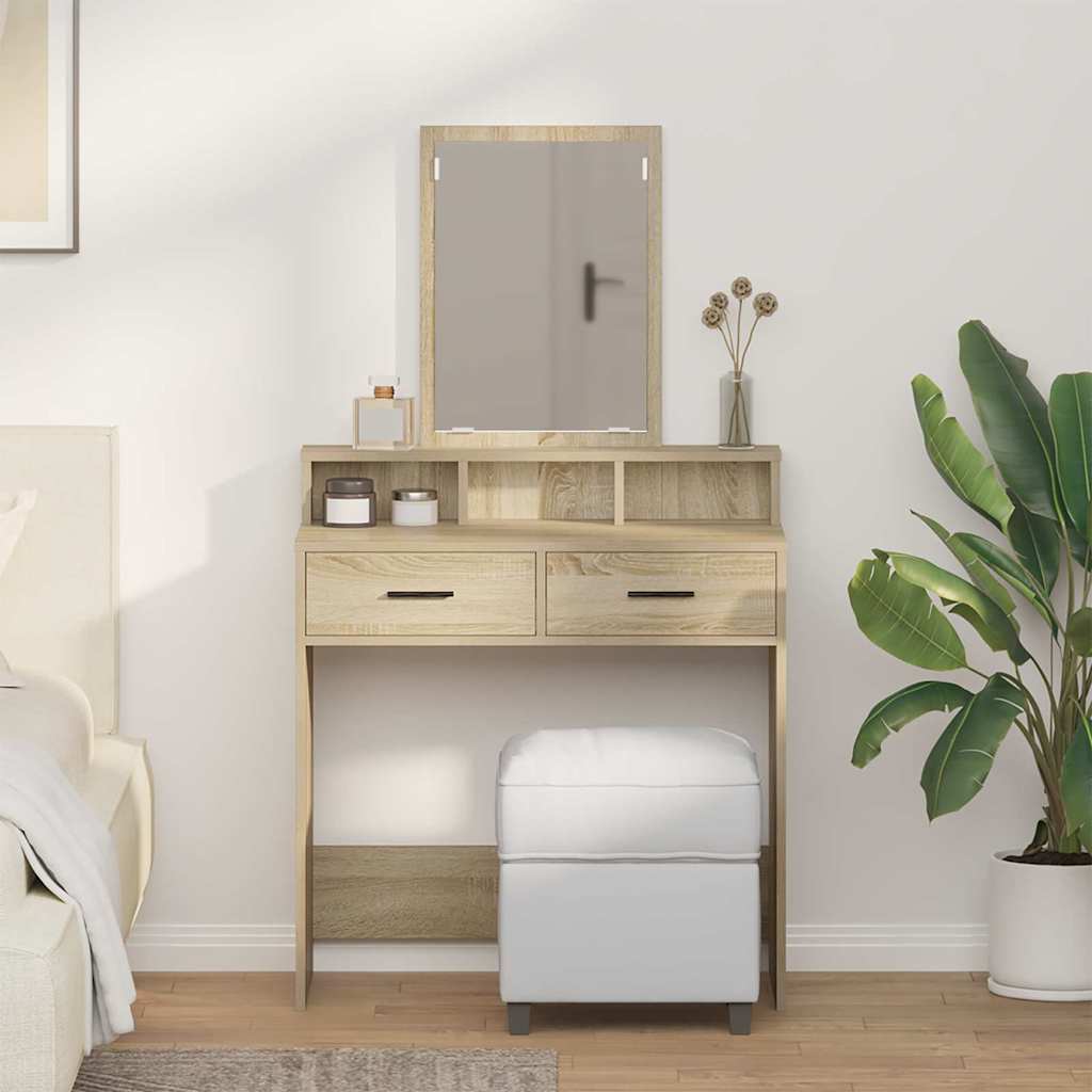 Τραπέζι περιποίησης Δρύς Sonoma 79 x 41 x 140 εκ.