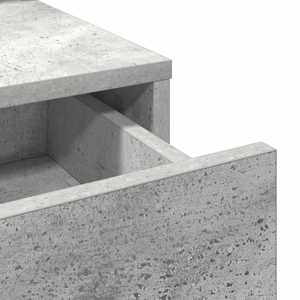 Τραπέζι περιποίησης Σκυρόδεμα Γκρι 79 x 41 x 140 εκ.