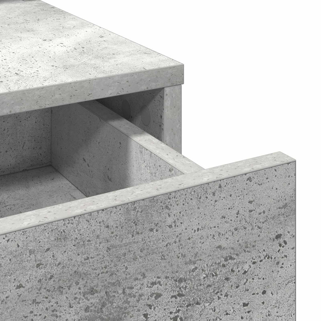 Τραπέζι περιποίησης Σκυρόδεμα Γκρι 100 x 41 x 140 εκ.