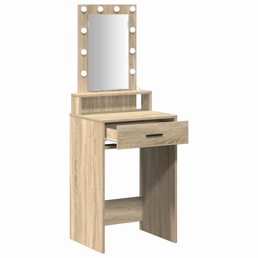 Τραπέζι περιποίησης Καφέ 50 x 41 x 140 εκ. Επεξεργασμένο Ξύλο
