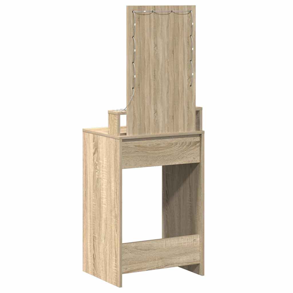 Τραπέζι περιποίησης Καφέ 50 x 41 x 140 εκ. Επεξεργασμένο Ξύλο