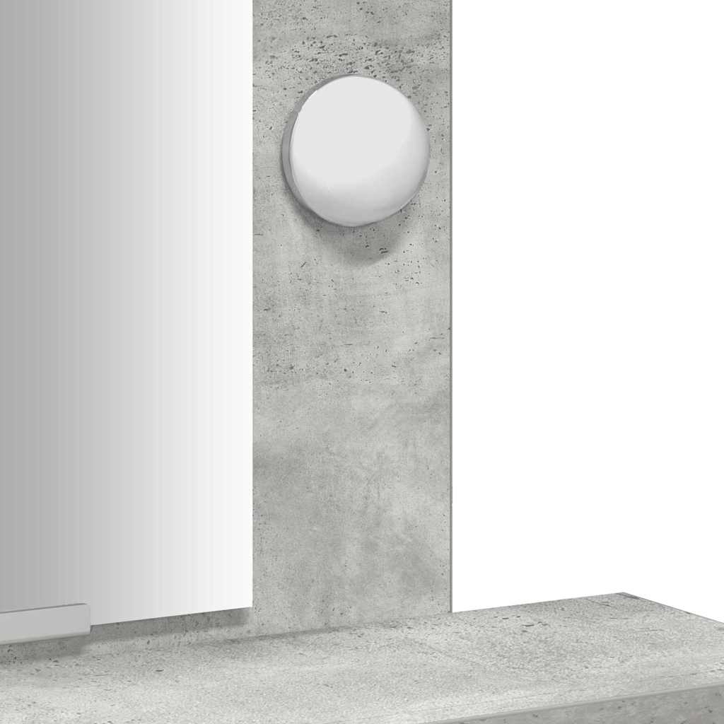Τραπέζι περιποίησης Γκρι 50 x 41 x 140 εκ. Επεξεργασμένο Ξύλο