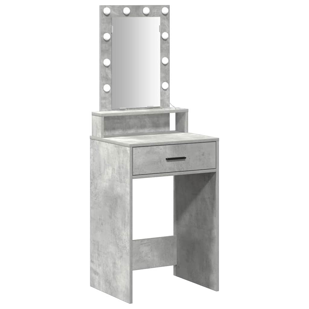 Τραπέζι περιποίησης Γκρι 50 x 41 x 140 εκ. Επεξεργασμένο Ξύλο