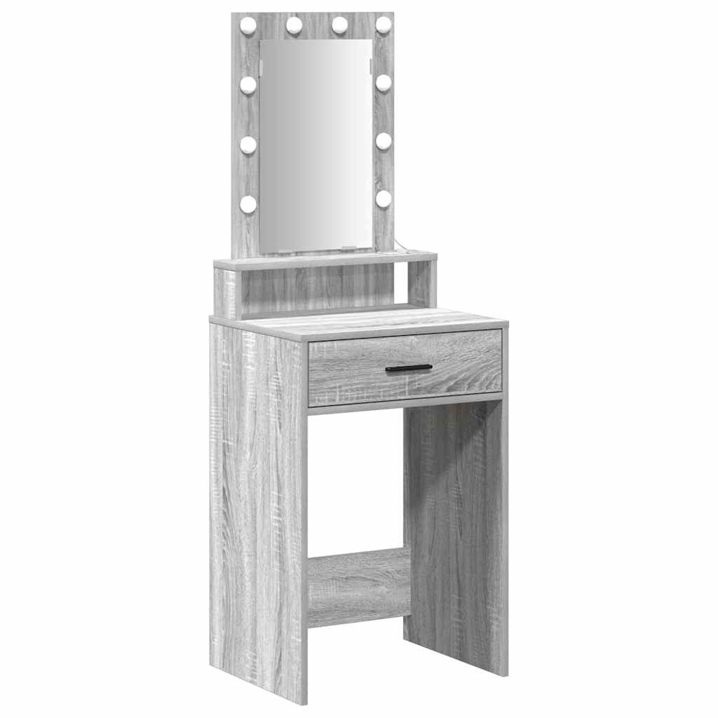 Τραπέζι περιποίησης Γκρι 50 x 41 x 140 εκ. Επεξεργασμένο Ξύλο