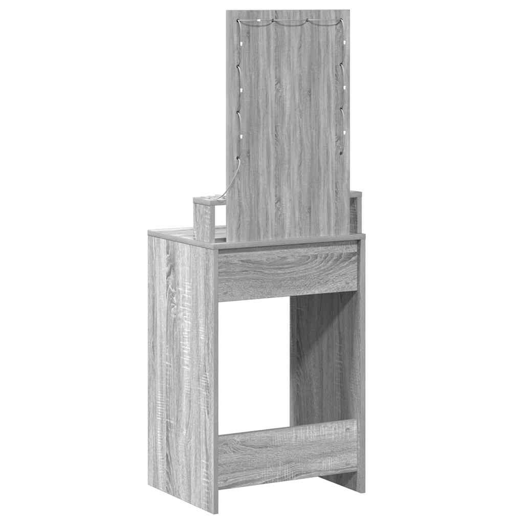 Τραπέζι περιποίησης Γκρι 50 x 41 x 140 εκ. Επεξεργασμένο Ξύλο