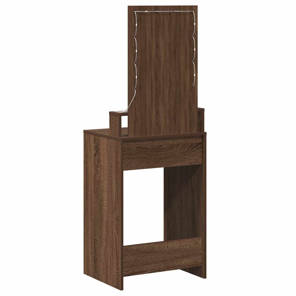 Τραπέζι περιποίησης Καφέ 50 x 41 x 140 εκ. Επεξεργασμένο Ξύλο