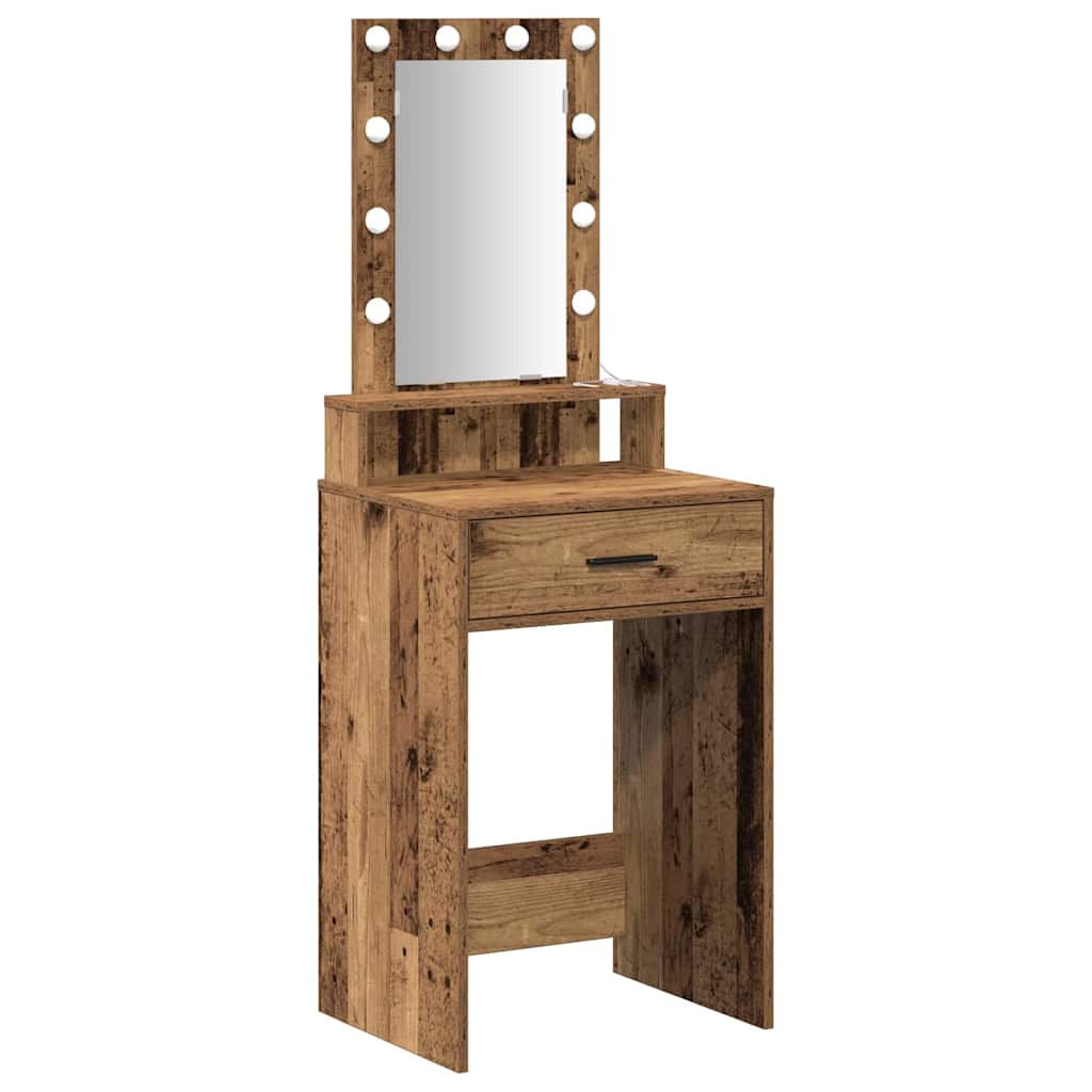 Τραπέζι περιποίησης Καφέ 50 x 41 x 140 εκ. Επεξεργασμένο Ξύλο