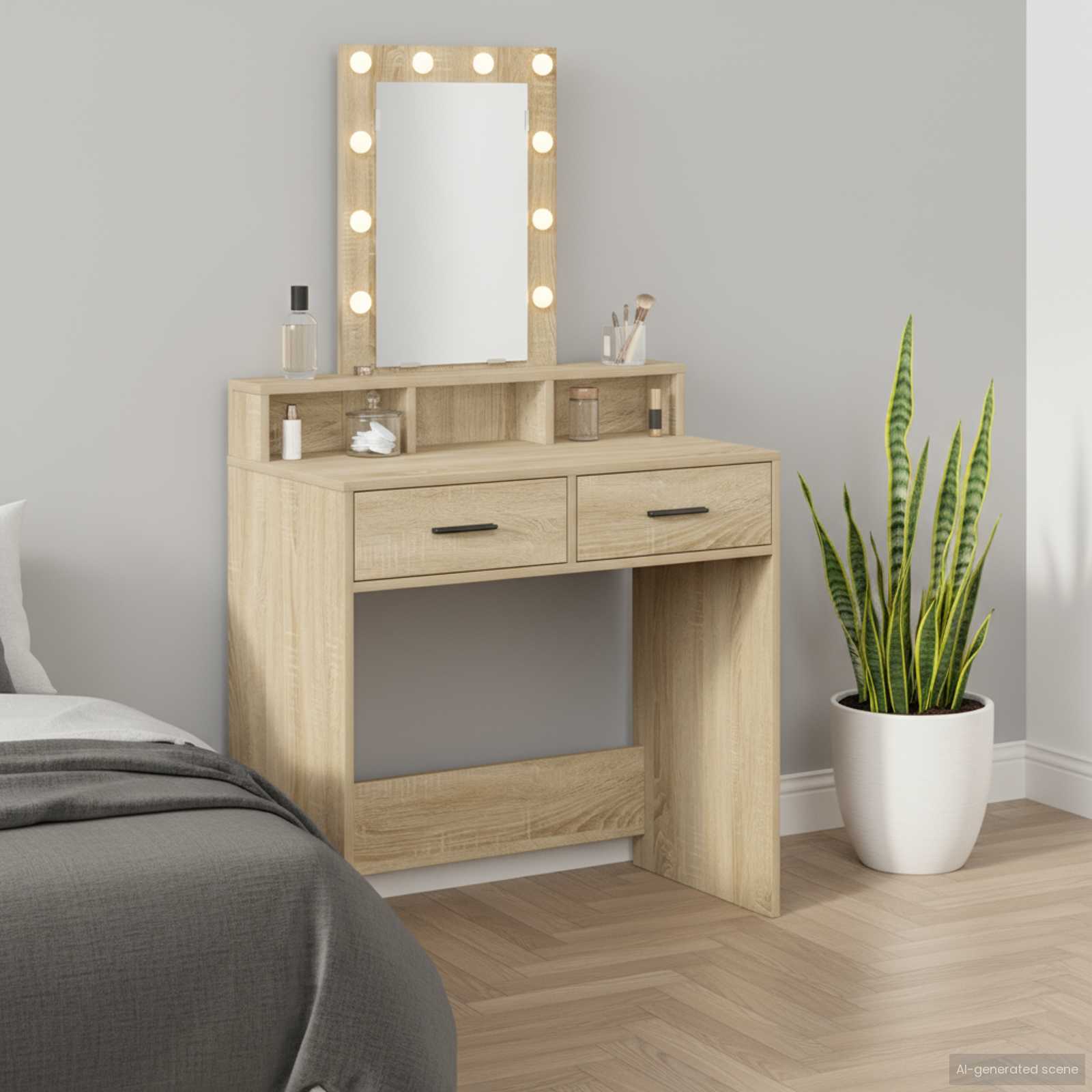 Τραπέζι περιποίησης Καφέ 79 x 41 x 140 εκ. Επεξεργασμένο Ξύλο