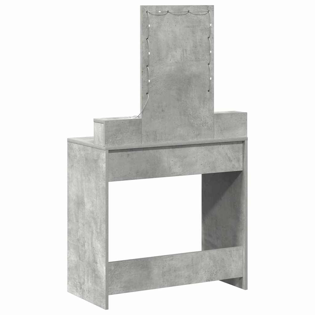 Τραπέζι περιποίησης Γκρι 79 x 41 x 140 εκ. Επεξεργασμένο Ξύλο