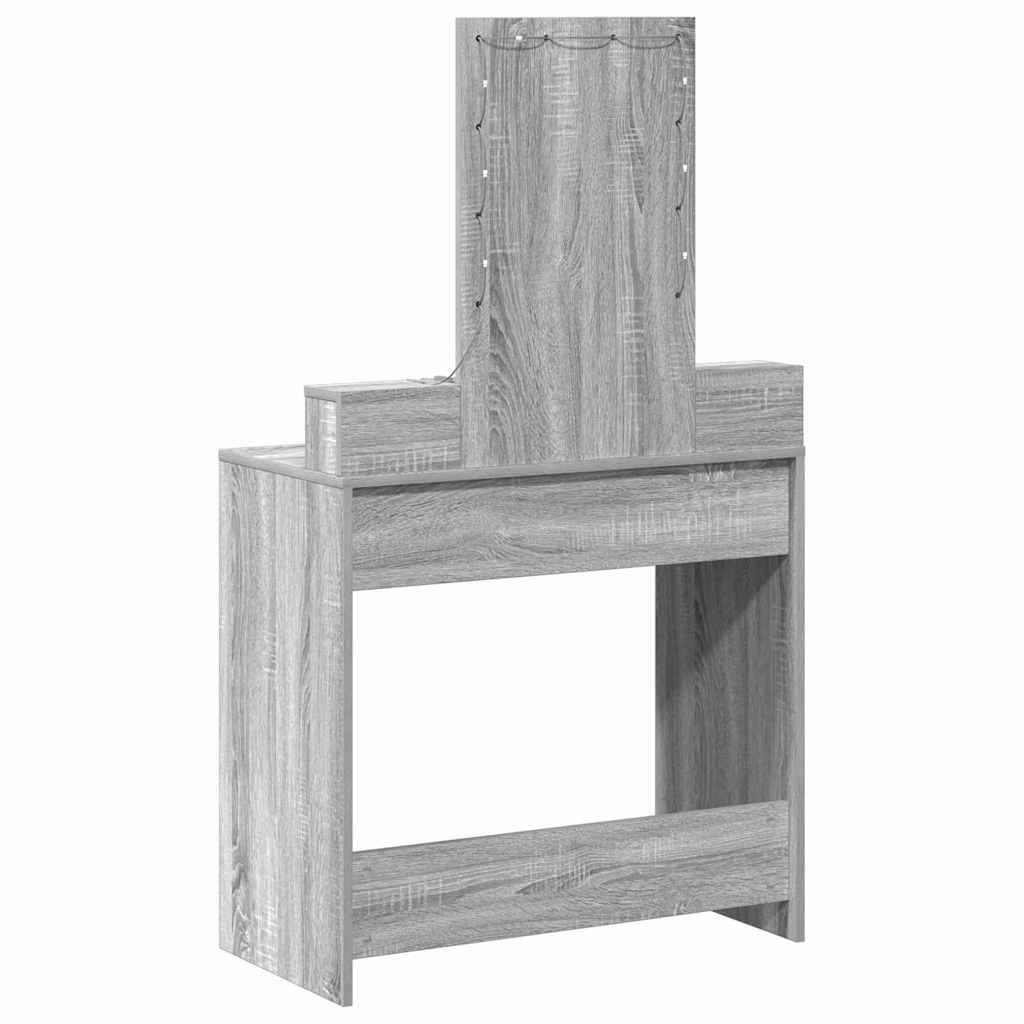 Τραπέζι περιποίησης Γκρι 79 x 41 x 140 εκ. Επεξεργασμένο Ξύλο