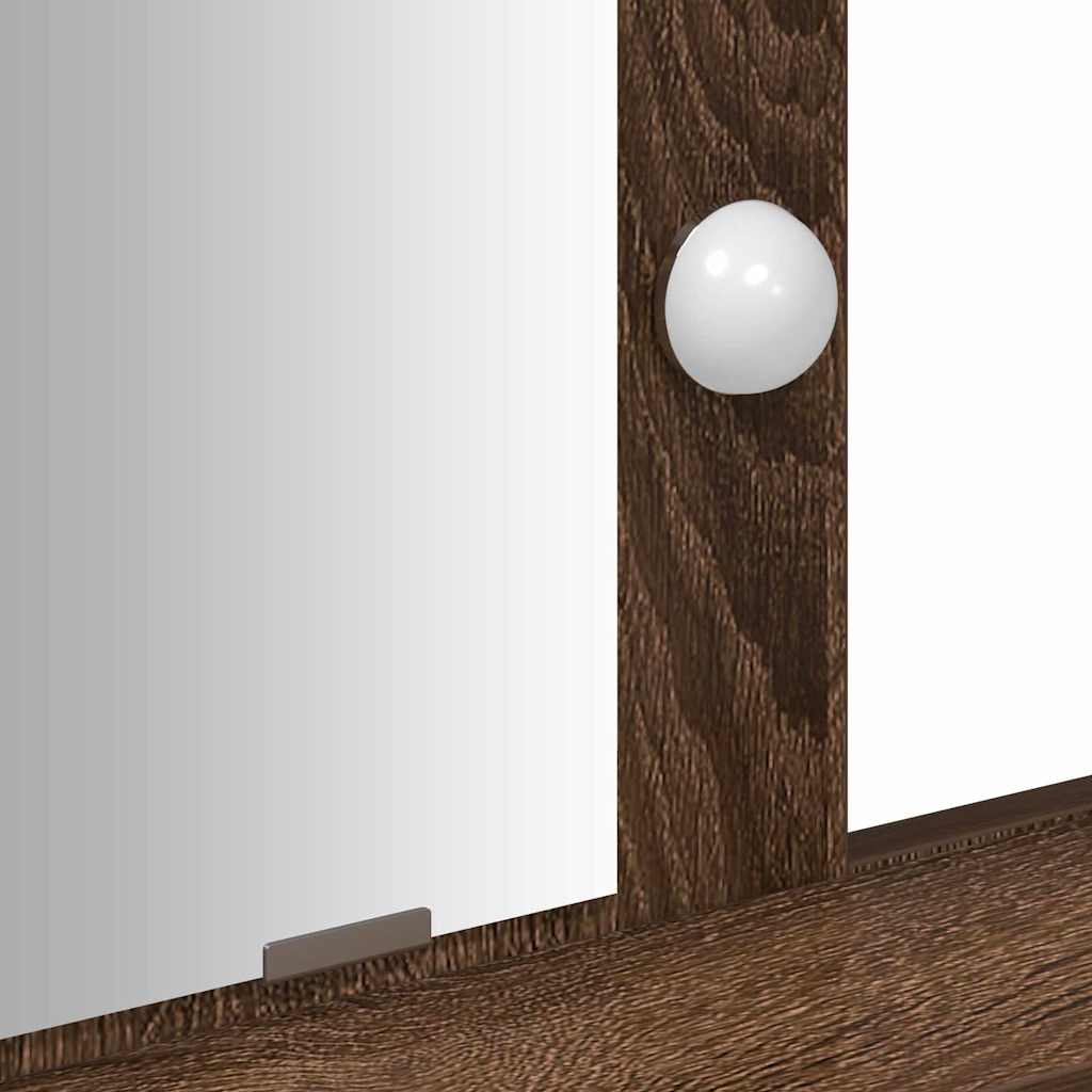 Τραπέζι περιποίησης Καφέ 79 x 41 x 140 εκ. Επεξεργασμένο Ξύλο