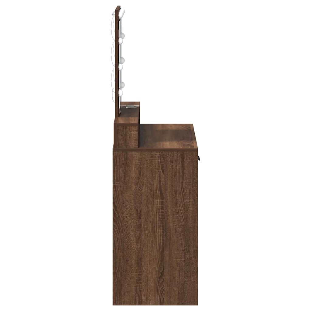 Τραπέζι περιποίησης Καφέ 79 x 41 x 140 εκ. Επεξεργασμένο Ξύλο