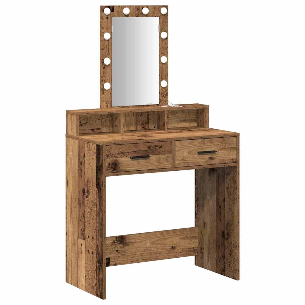 Τραπέζι περιποίησης Καφέ 79 x 41 x 140 εκ. Επεξεργασμένο Ξύλο