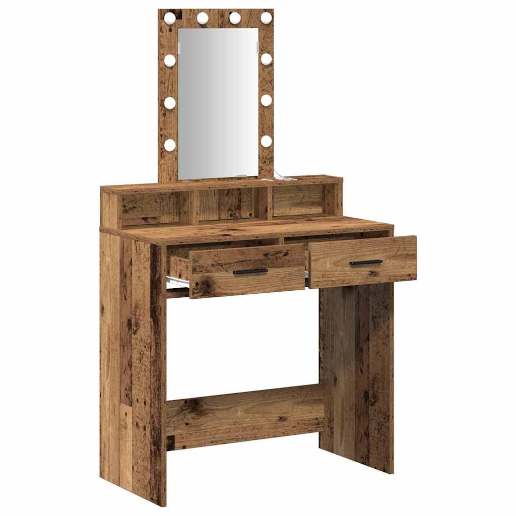 Τραπέζι περιποίησης Καφέ 79 x 41 x 140 εκ. Επεξεργασμένο Ξύλο