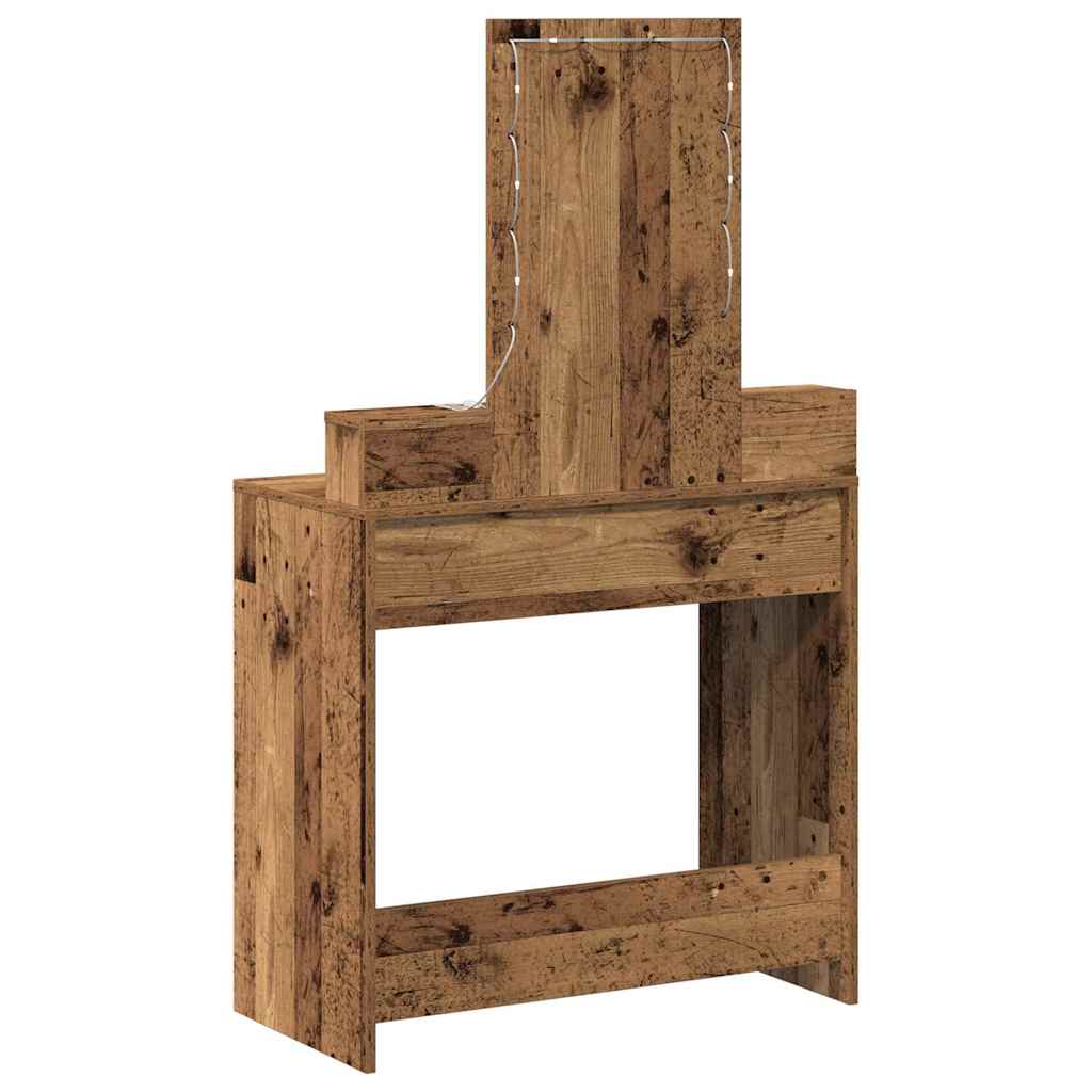 Τραπέζι περιποίησης Καφέ 79 x 41 x 140 εκ. Επεξεργασμένο Ξύλο