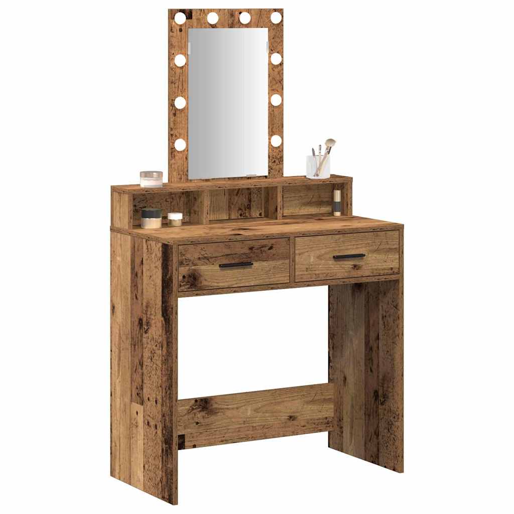 Τραπέζι περιποίησης Καφέ 79 x 41 x 140 εκ. Επεξεργασμένο Ξύλο