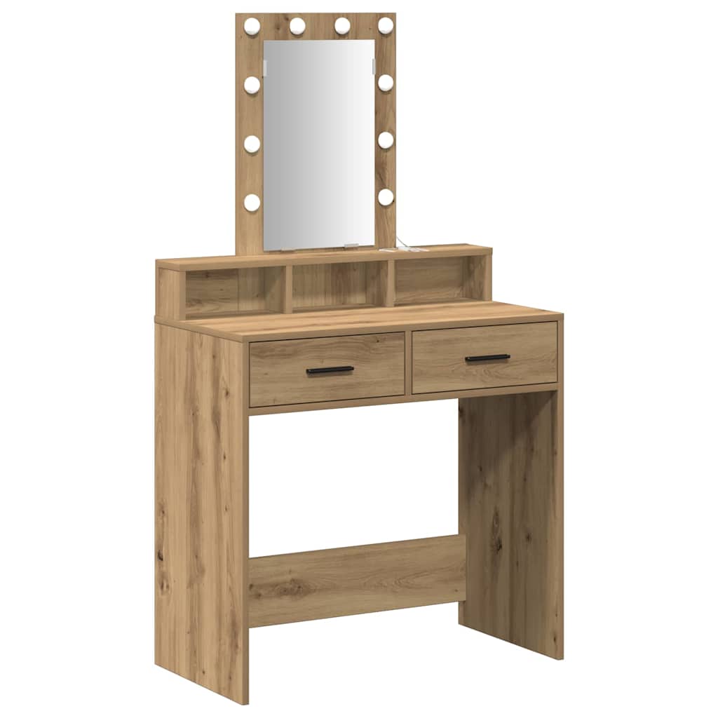 Τραπέζι περιποίησης Καφέ 79 x 41 x 140 εκ. Επεξεργασμένο Ξύλο