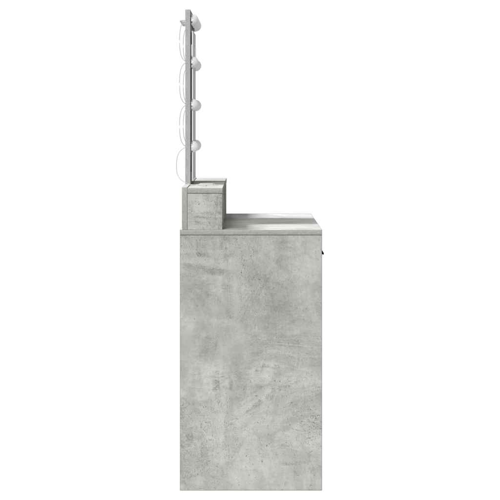 Τραπέζι περιποίησης Γκρι 100 x 41 x 140 εκ. Επεξεργασμένο Ξύλο