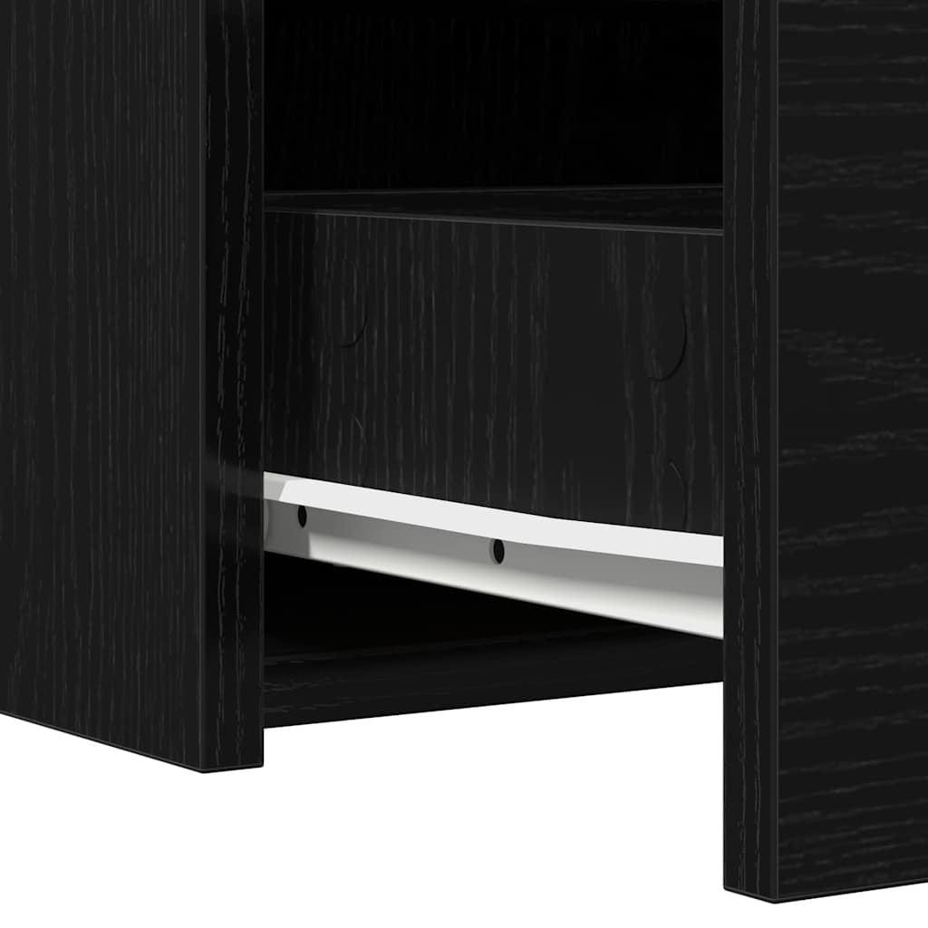 Τραπέζι περιποίησης Μαύρο 60 x 40 x 70 εκ. Επεξεργασμένο Ξύλο