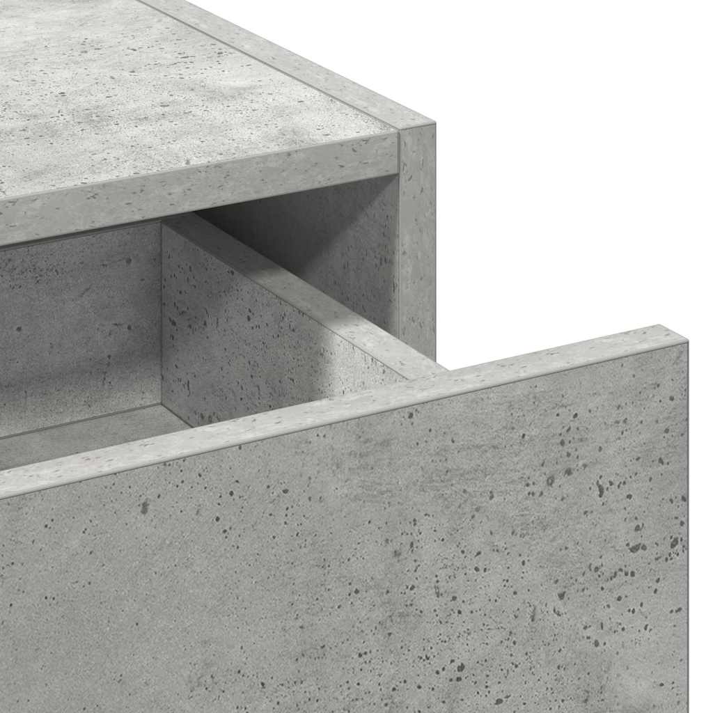Τραπέζι περιποίησης Γκρι 60 x 40 x 70 εκ. Επεξεργασμένο Ξύλο