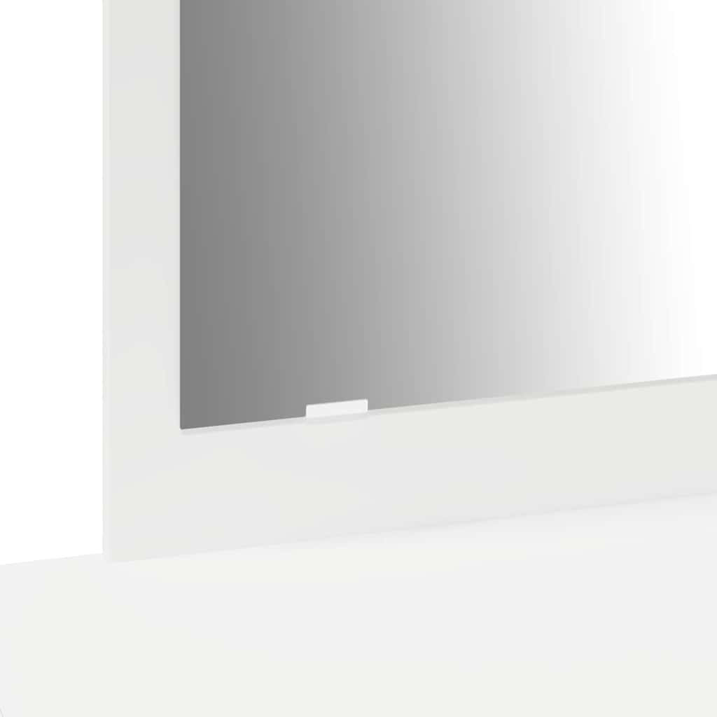 Τραπέζι περιποίησης Λευκό 100 x 40 x 70 εκ. Επεξεργασμένο Ξύλο