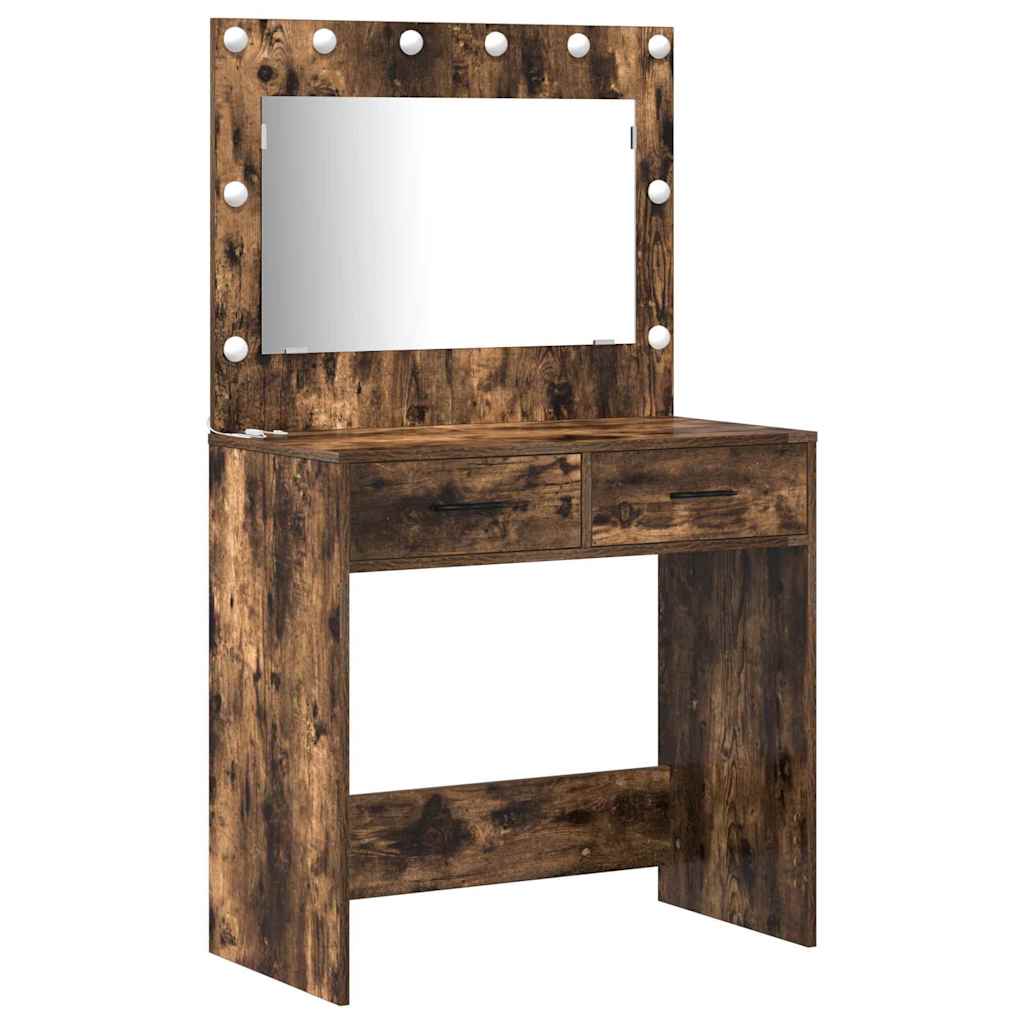 Τραπέζι περιποίησης 2 τμχ. Καφέ 78.5 x 41 x 135 εκ