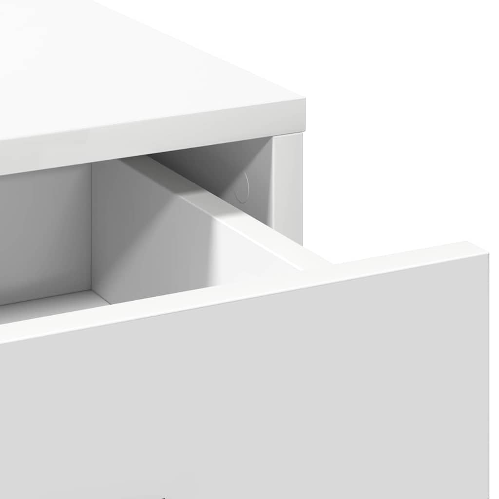Τραπέζι περιποίησης 2 τμχ. Λευκό 50 x 41 x 135 εκ