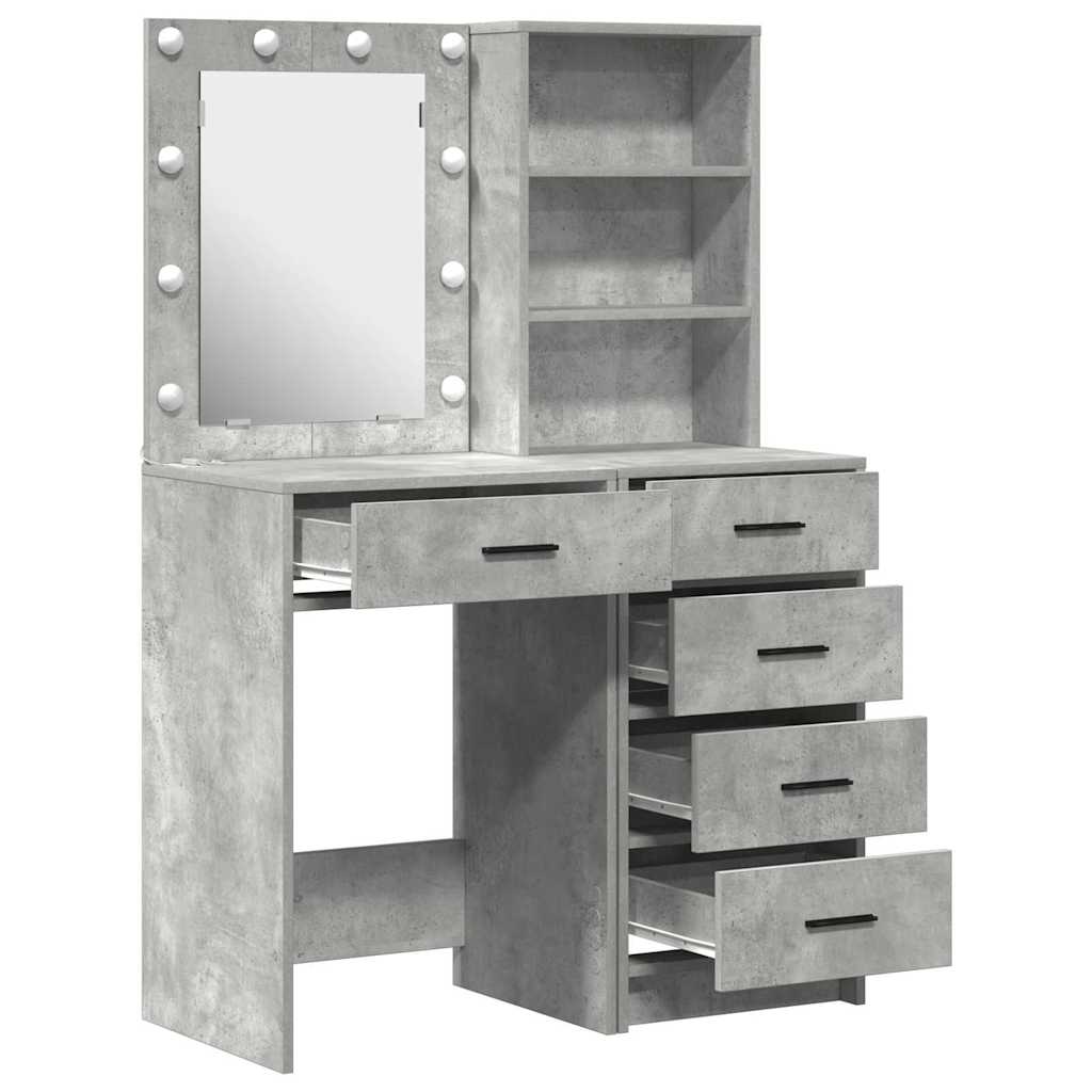 Τραπέζι περιποίησης 2 τμχ. Γκρι 50 x 41 x 135 εκ