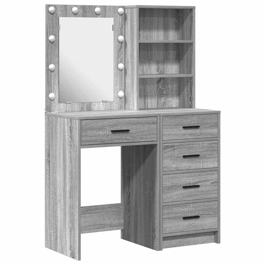 Τραπέζι περιποίησης 2 τμχ. Γκρι 50 x 41 x 135 εκ