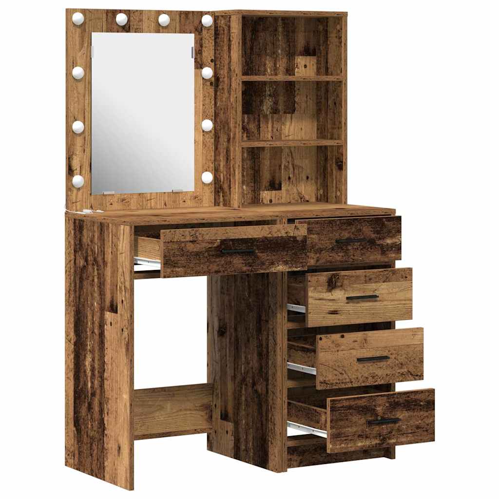 Τραπέζι περιποίησης 2 τμχ. Καφέ 50 x 41 x 135 εκ