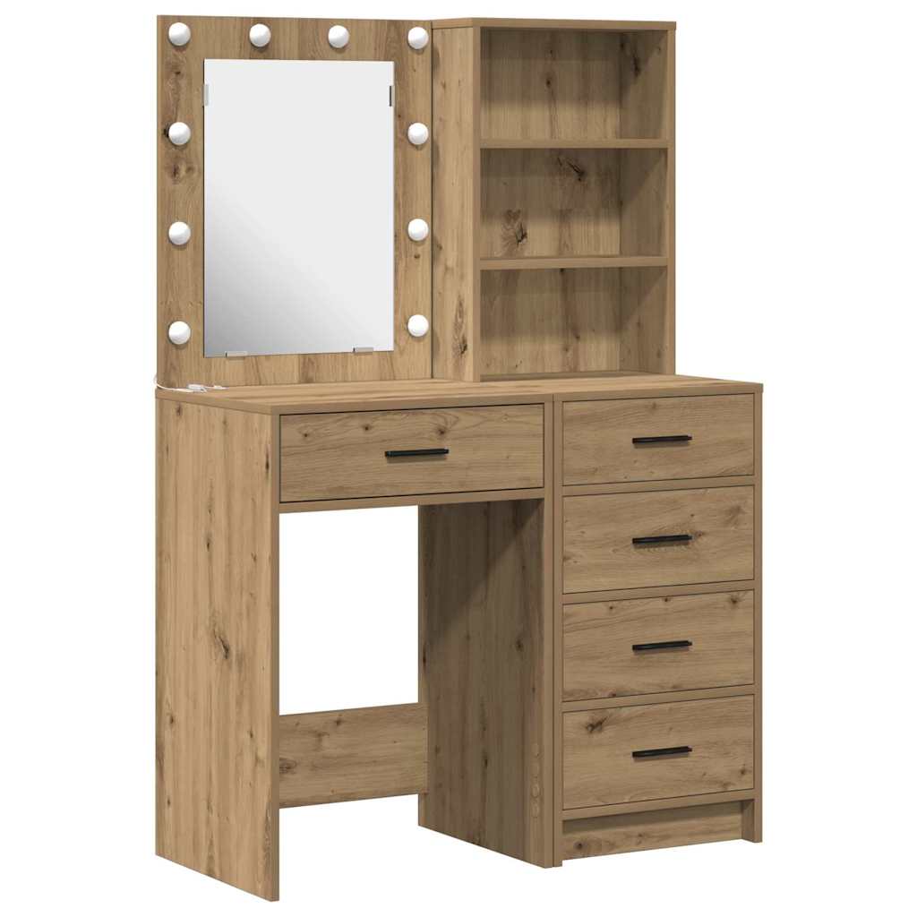 Τραπέζι περιποίησης 2 τμχ. Καφέ 50 x 41 x 135 εκ