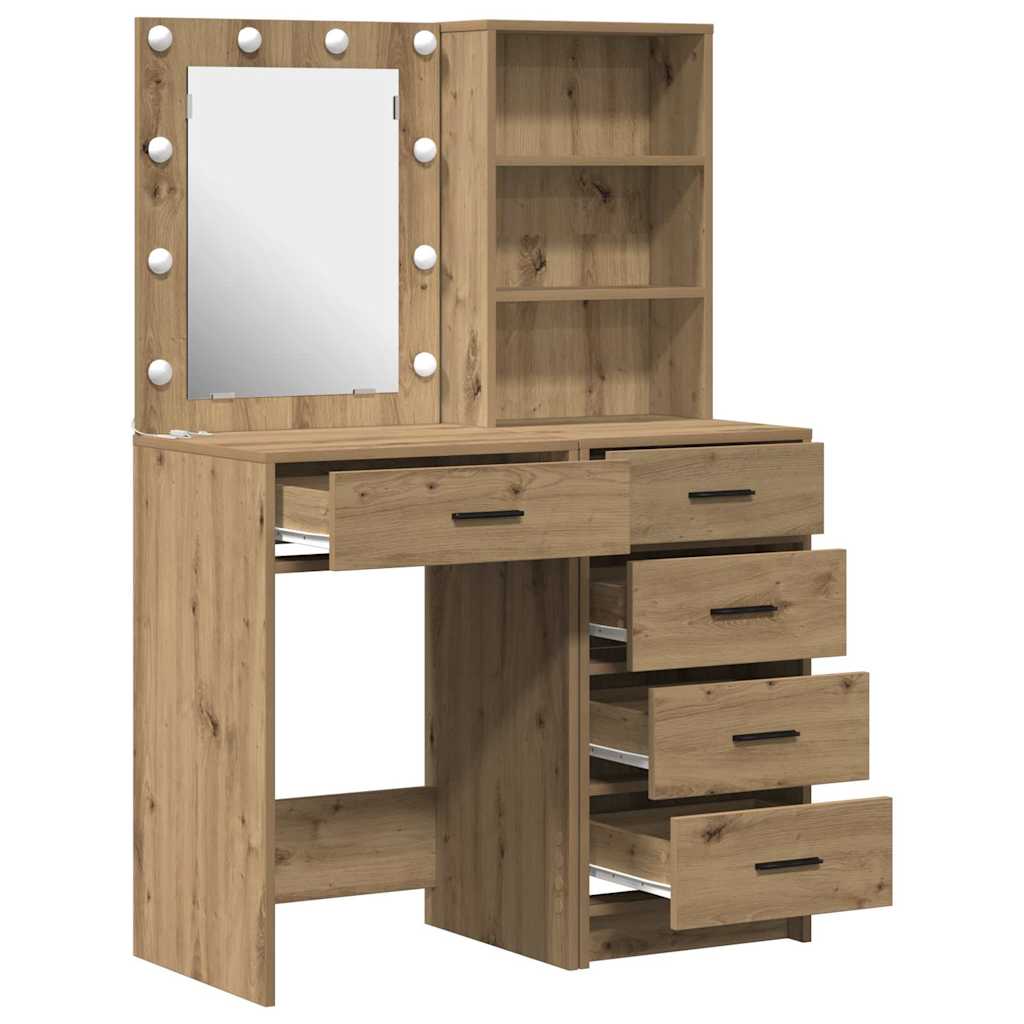 Τραπέζι περιποίησης 2 τμχ. Καφέ 50 x 41 x 135 εκ