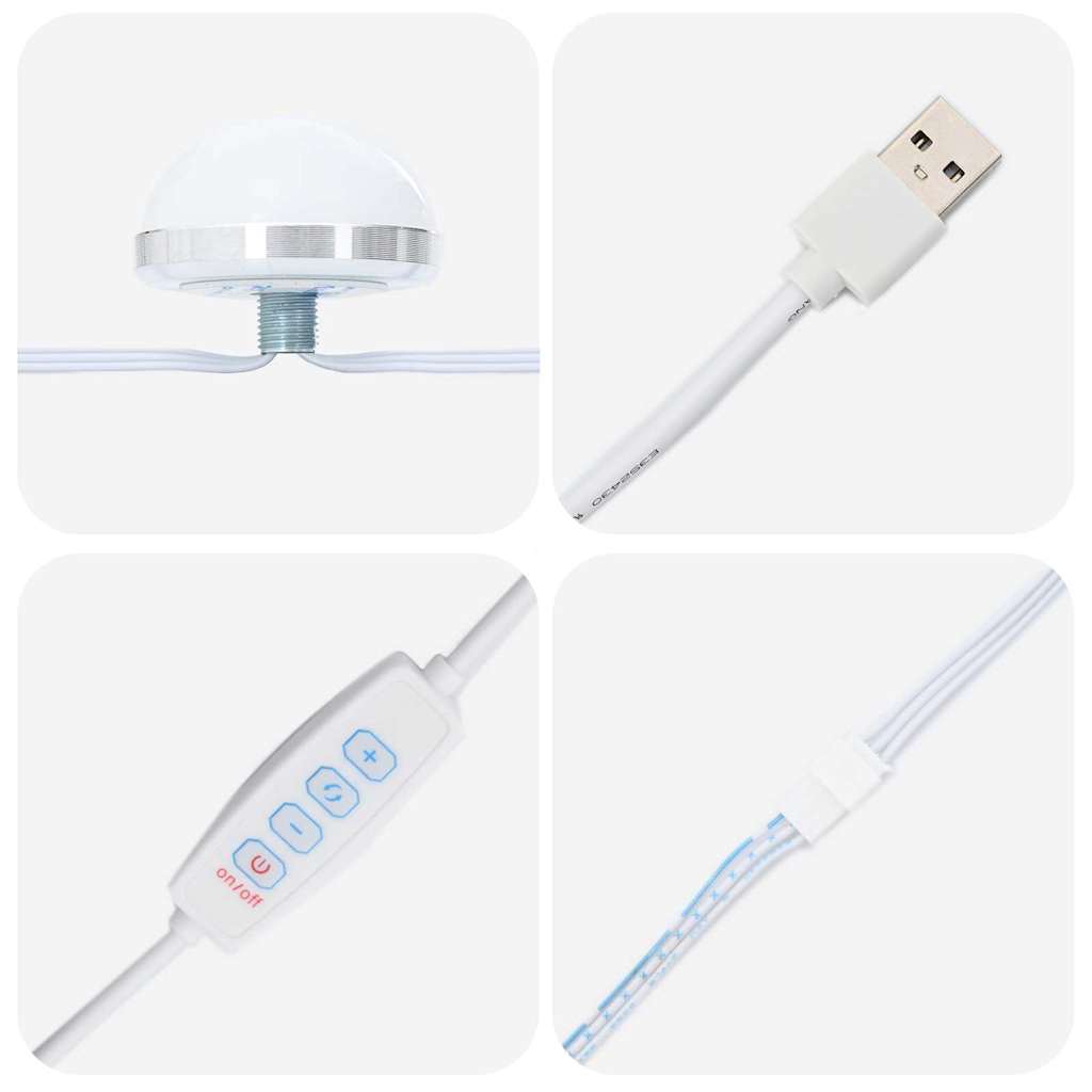 Τραπέζι περιποίησης 3 τμχ. Μαύρη Οξυά 78,5 x 41 x 135 εκ