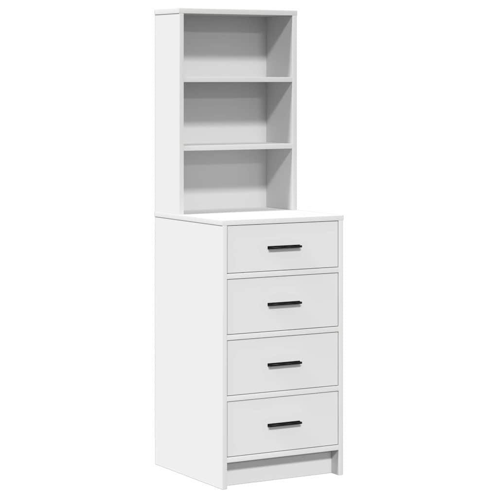 Τραπέζι περιποίησης 3 τμχ. Λευκό 40 x 41 x 135 εκ.