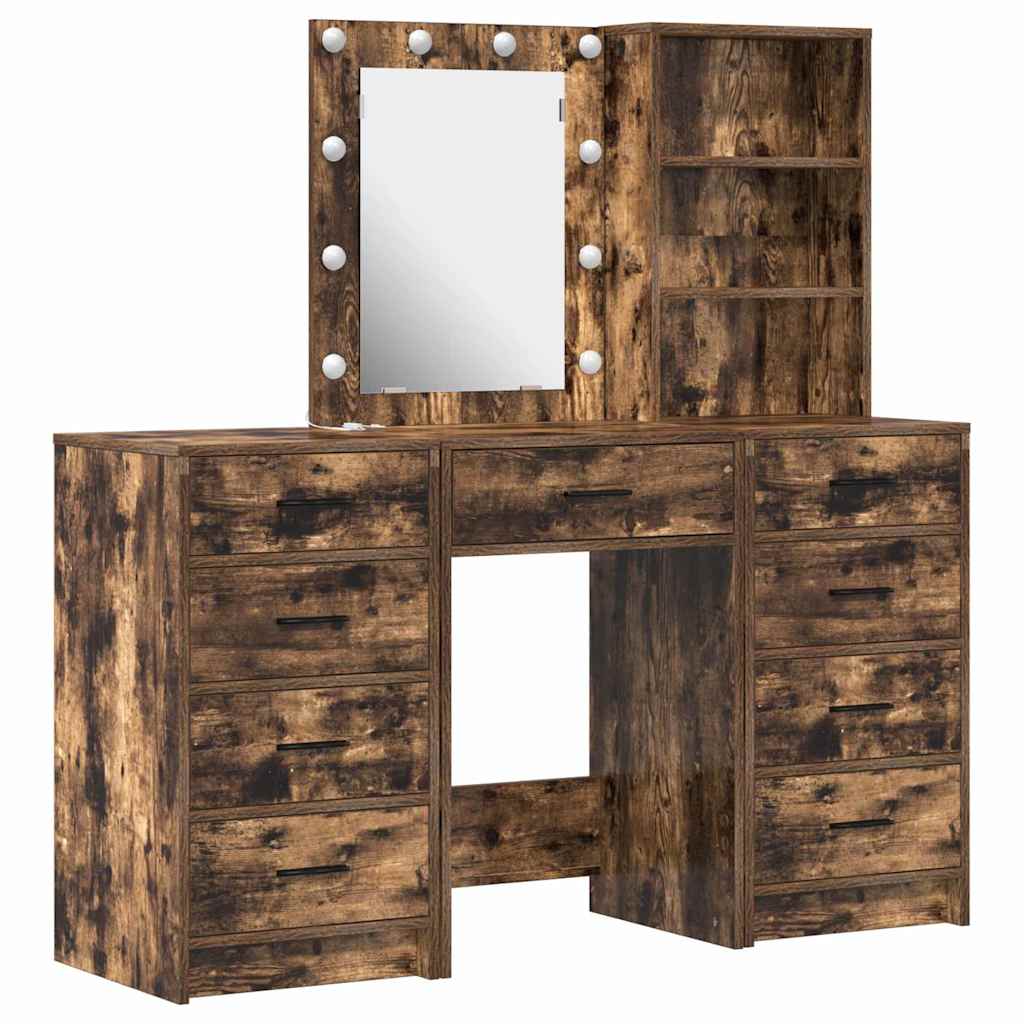 Τραπέζι περιποίησης 3 τμχ. Καφέ 40 x 41 x 135 εκ.