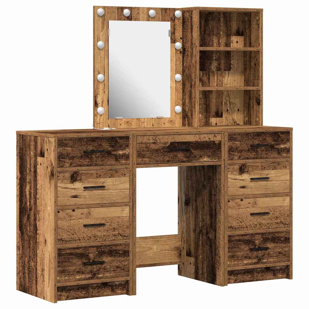 Τραπέζι περιποίησης 3 τμχ. Καφέ 40 x 41 x 135 εκ.