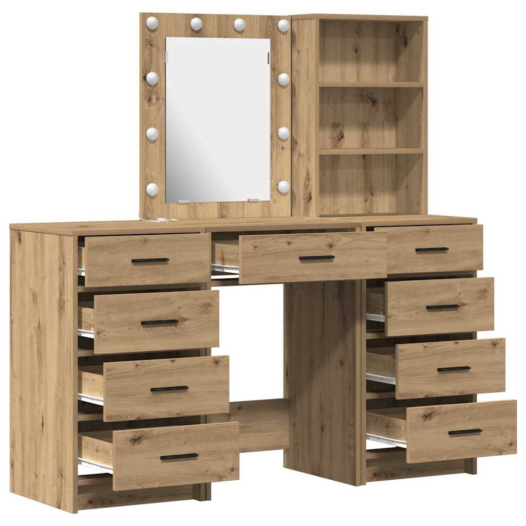 Τραπέζι περιποίησης 3 τμχ. Καφέ 40 x 41 x 135 εκ.