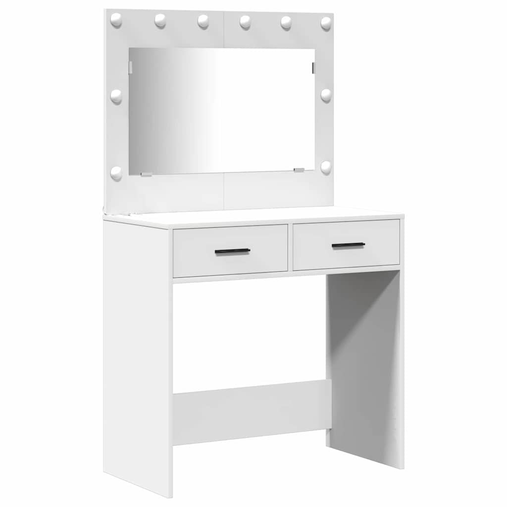 Τραπέζι περιποίησης 2 τμχ. Λευκό 40 x 41 x 75 εκ
