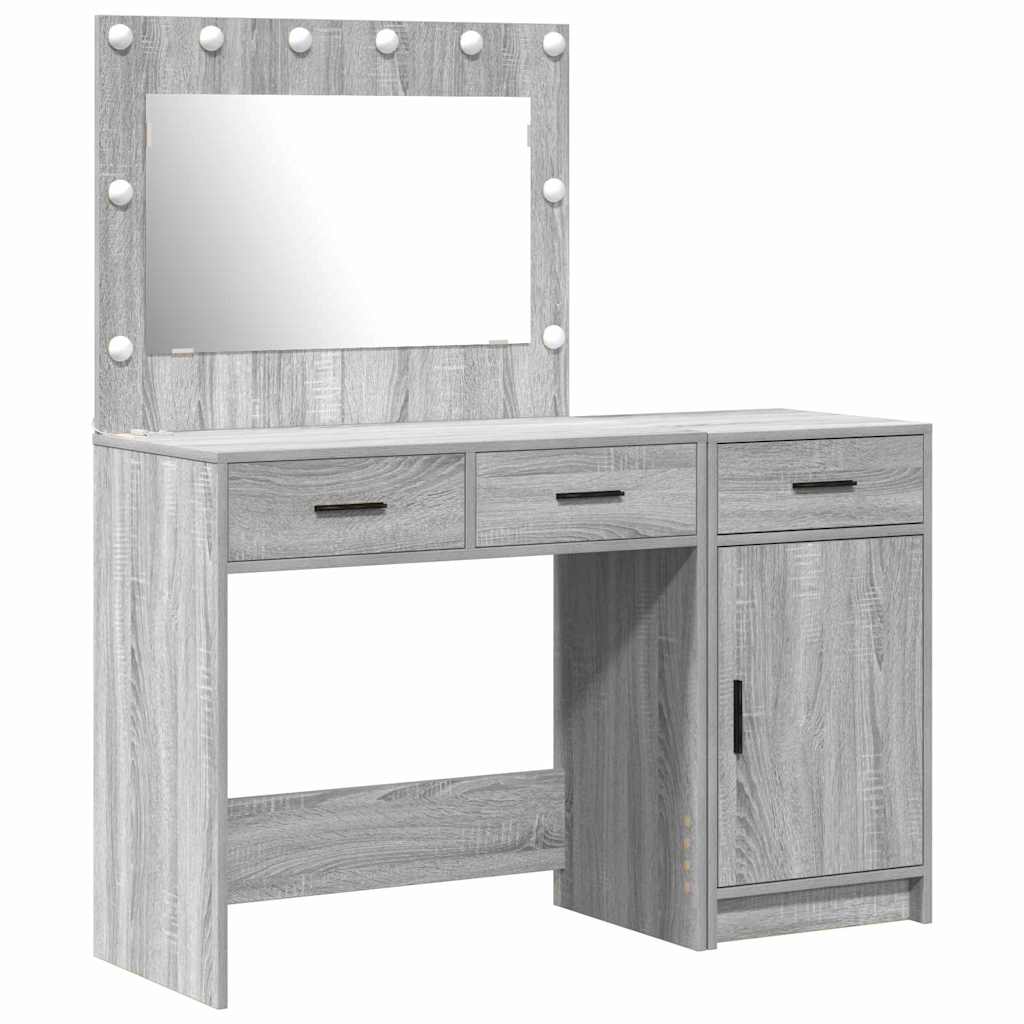 Τραπέζι περιποίησης 2 τμχ. Γκρι 40 x 41 x 75 εκ