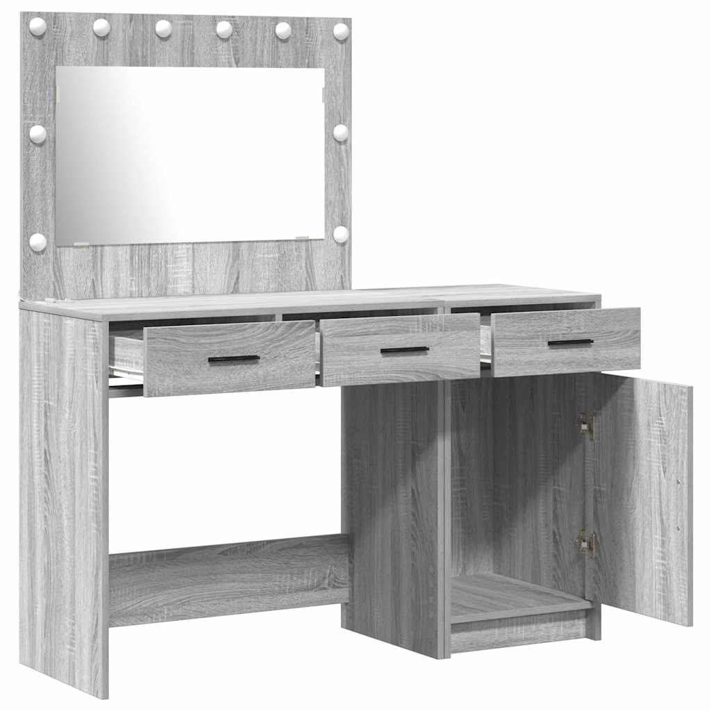 Τραπέζι περιποίησης 2 τμχ. Γκρι 40 x 41 x 75 εκ