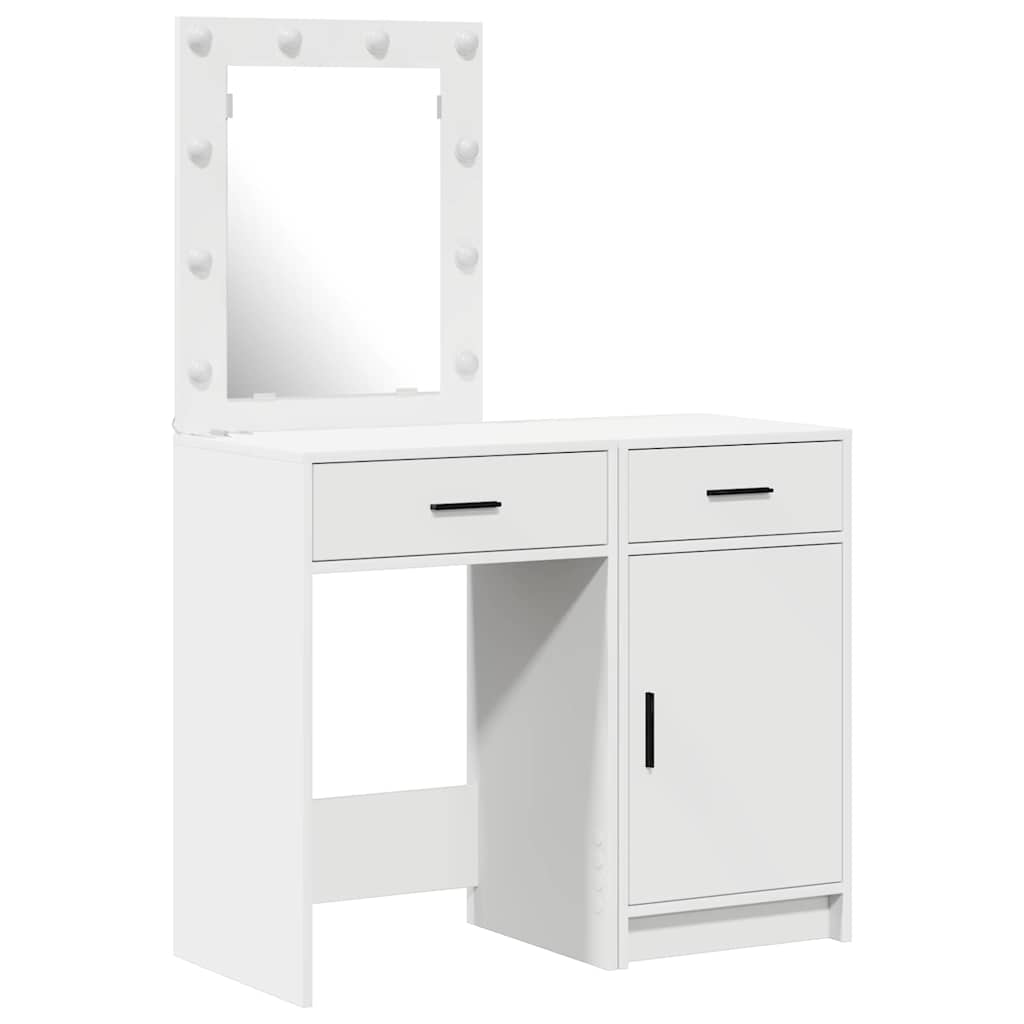 Τραπέζι περιποίησης 2 τμχ. Λευκό 50 x 41 x 135 εκ