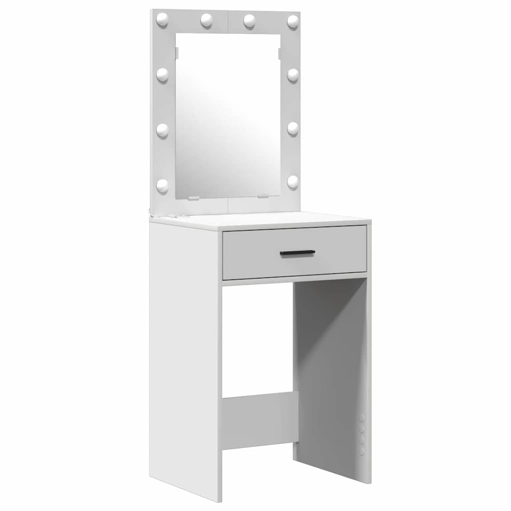 Τραπέζι περιποίησης 2 τμχ. Λευκό 50 x 41 x 135 εκ