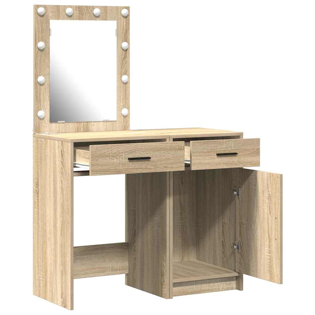 Τραπέζι περιποίησης 2 τμχ. Καφέ 50 x 41 x 135 εκ