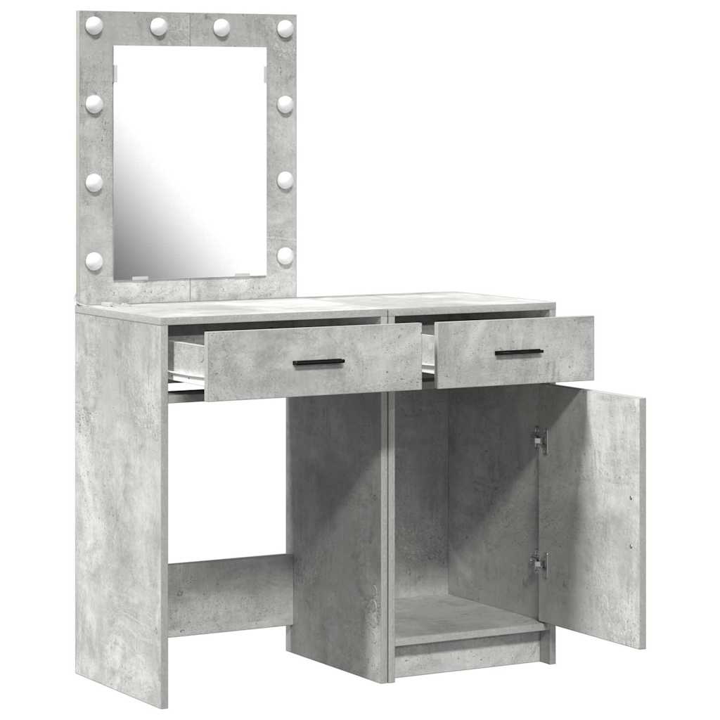 Τραπέζι περιποίησης 2 τμχ. Γκρι 50 x 41 x 135 εκ