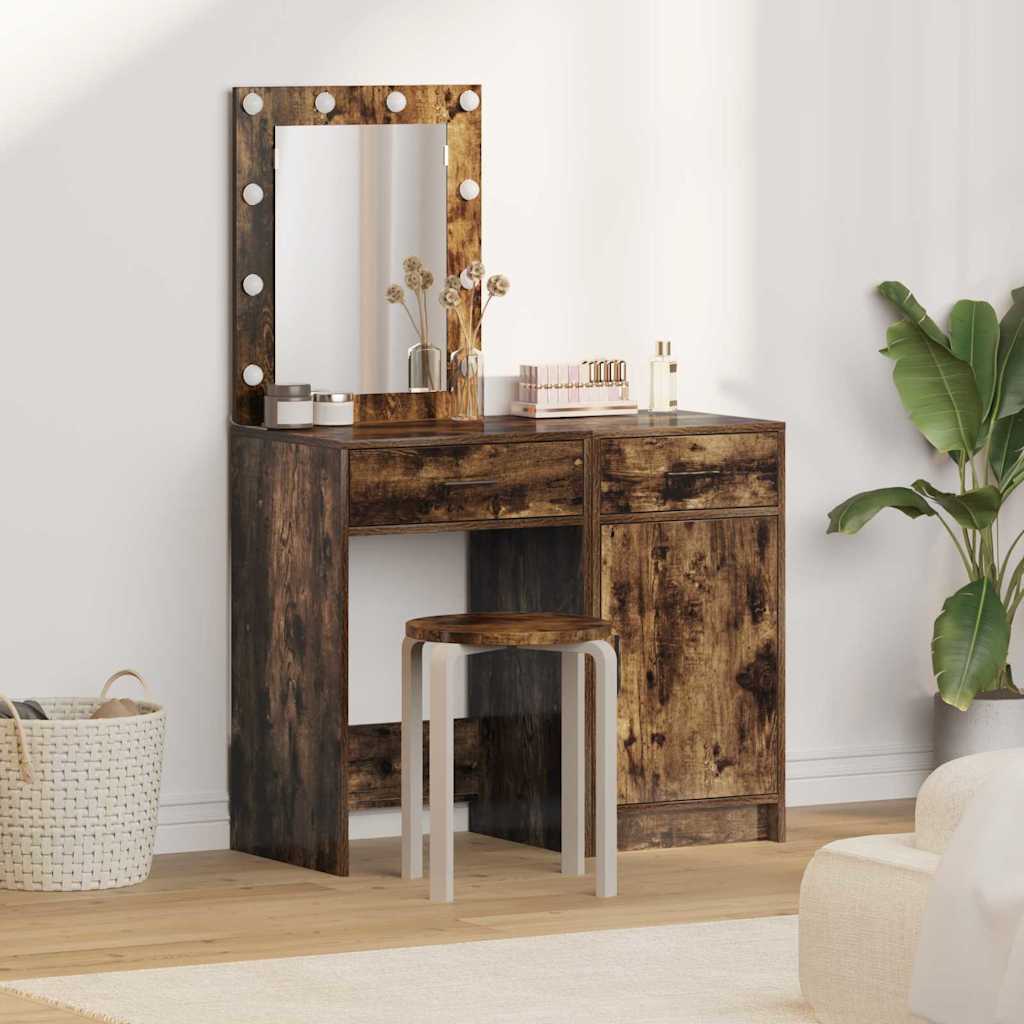 Τραπέζι περιποίησης 2 τμχ. Καφέ 50 x 41 x 135 εκ