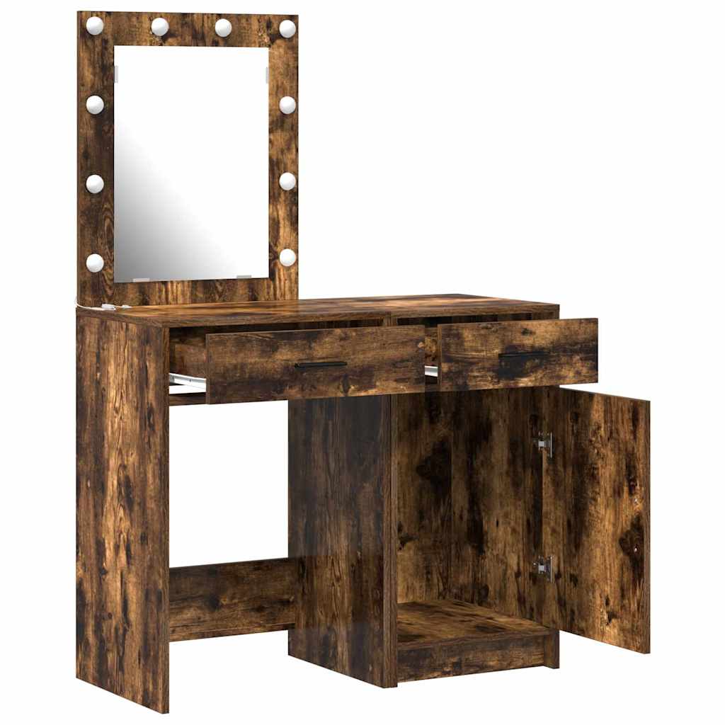 Τραπέζι περιποίησης 2 τμχ. Καφέ 50 x 41 x 135 εκ