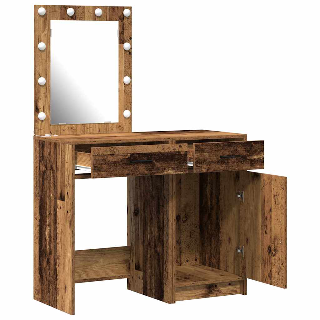 Τραπέζι περιποίησης 2 τμχ. Καφέ 50 x 41 x 135 εκ