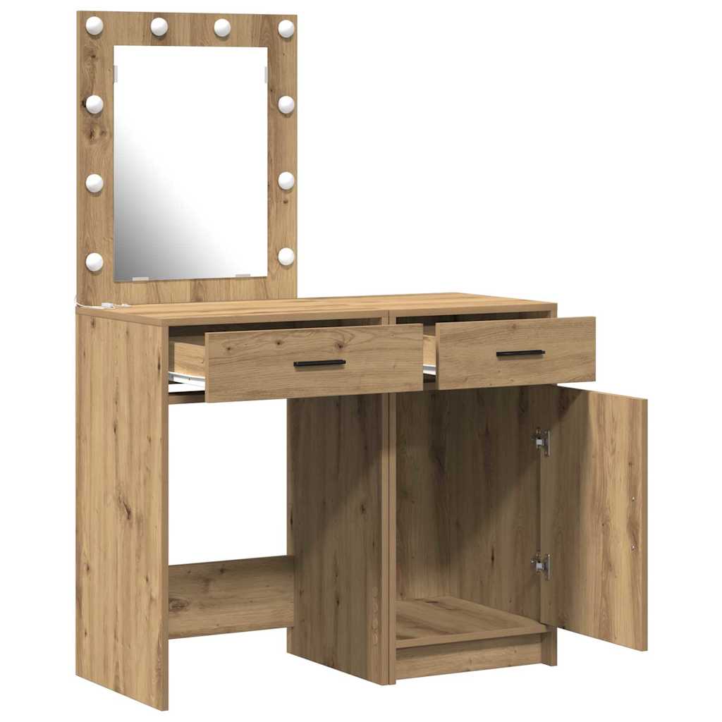 Τραπέζι περιποίησης 2 τμχ. Καφέ 50 x 41 x 135 εκ